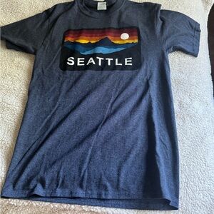 Port and Company Navy Seattle Graphic Tee